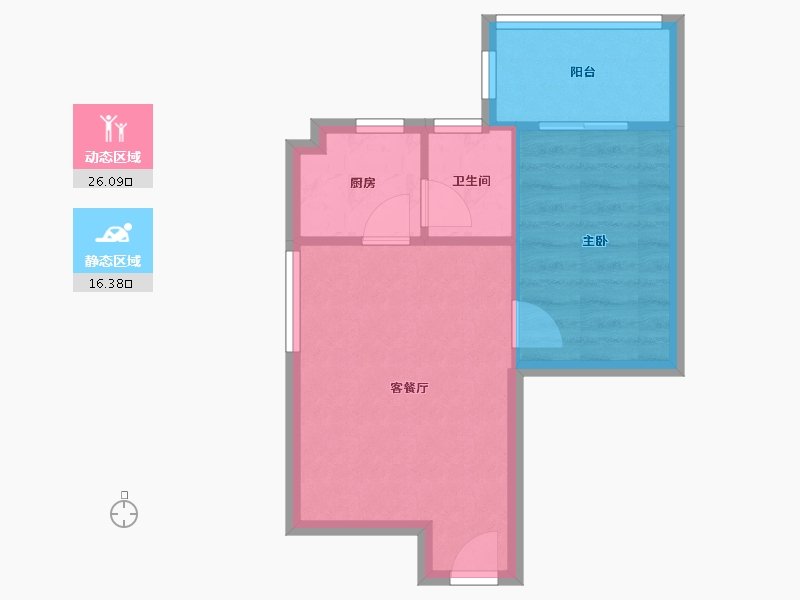 广东省-广州市-紫荆花园-38.00-户型库-动静分区