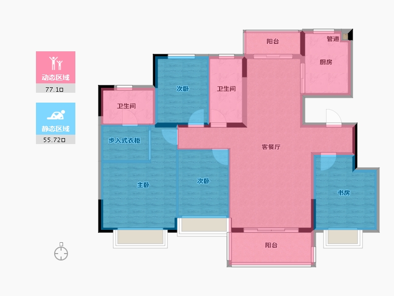 浙江省-湖州市-织里吴兴大道-120.00-户型库-动静分区