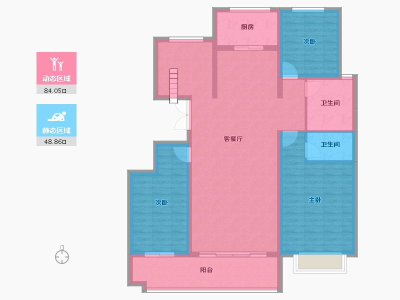 山东省-临沂市-汇金湾-120.15-户型库-动静分区