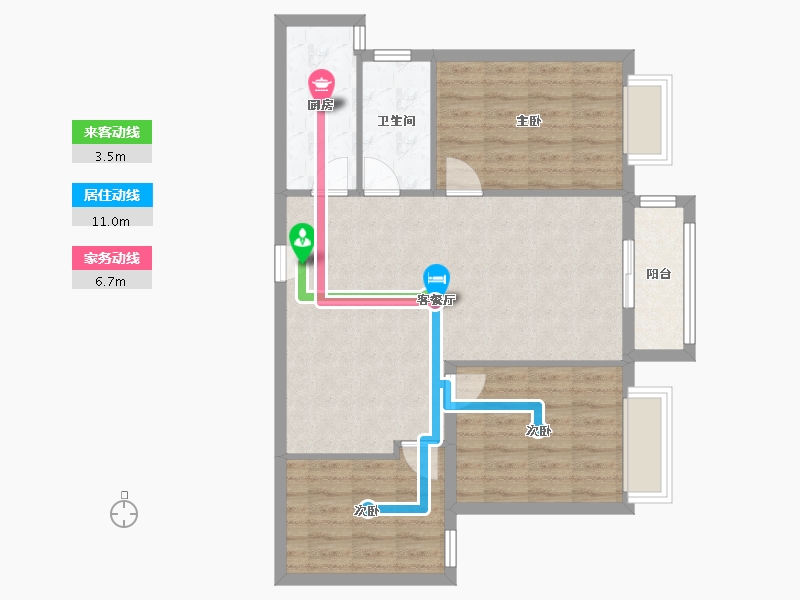 河北省-衡水市-故城县金谷华府-80.14-户型库-动静线