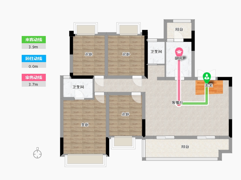 四川省-成都市-人居越秀紫云府项目-112.21-户型库-动静线