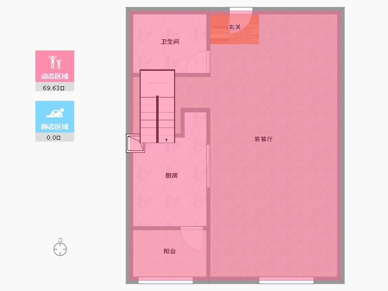 河北省-张家口市-京北恒大国际文化城-64.00-户型库-动静分区