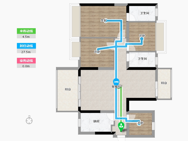 广西壮族自治区-南宁市-龙光玖誉府-93.55-户型库-动静线