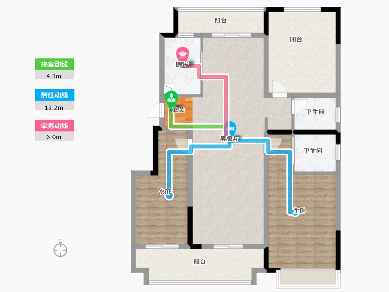 安徽省-滁州市-铂悦府-124.01-户型库-动静线