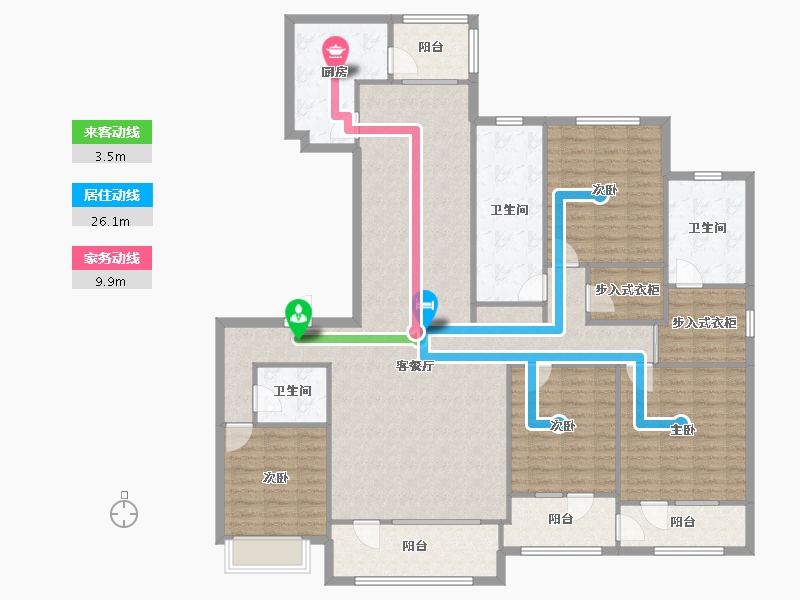 山东省-济南市-德润天玺-174.16-户型库-动静线