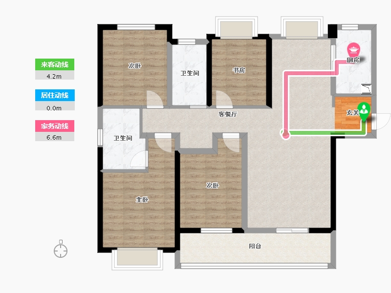 湖北省-武汉市-融创一江源-113.59-户型库-动静线