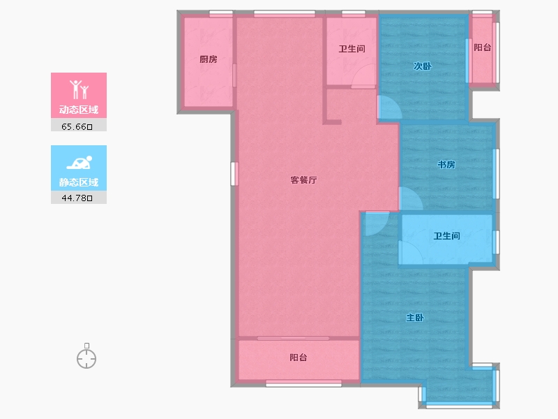 天津-天津市-沽上江南-101.05-户型库-动静分区