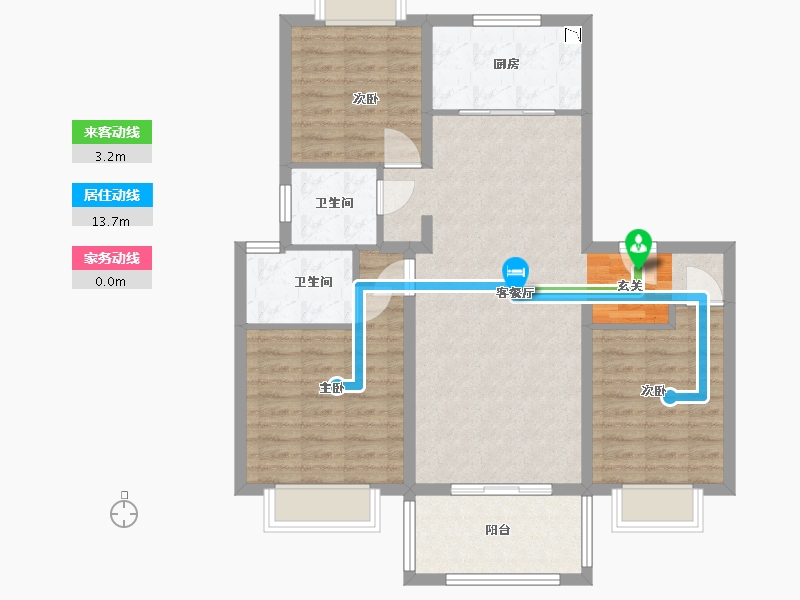 江苏省-南京市-平澜府-92.10-户型库-动静线