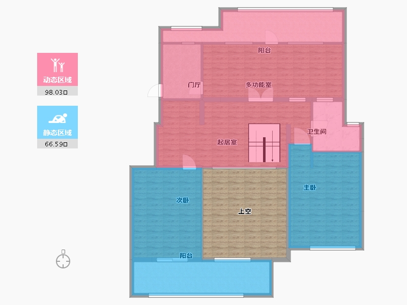 江苏省-连云港市-吾悦和府-176.40-户型库-动静分区