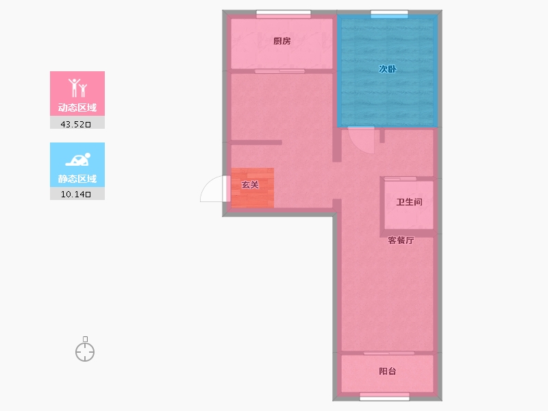 北京-北京市-北京诺德彩园-47.15-户型库-动静分区