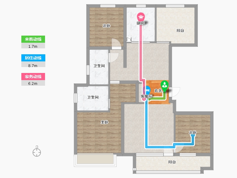 山东省-青岛市-金茂智慧国际城-99.26-户型库-动静线