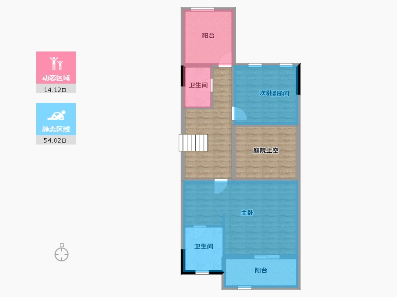 陕西省-西安市-力高-85.58-户型库-动静分区