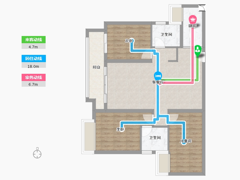 湖南省-长沙市-佳兆业-82.03-户型库-动静线