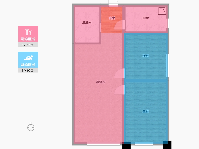 天津-天津市-新城和兴府-74.37-户型库-动静分区