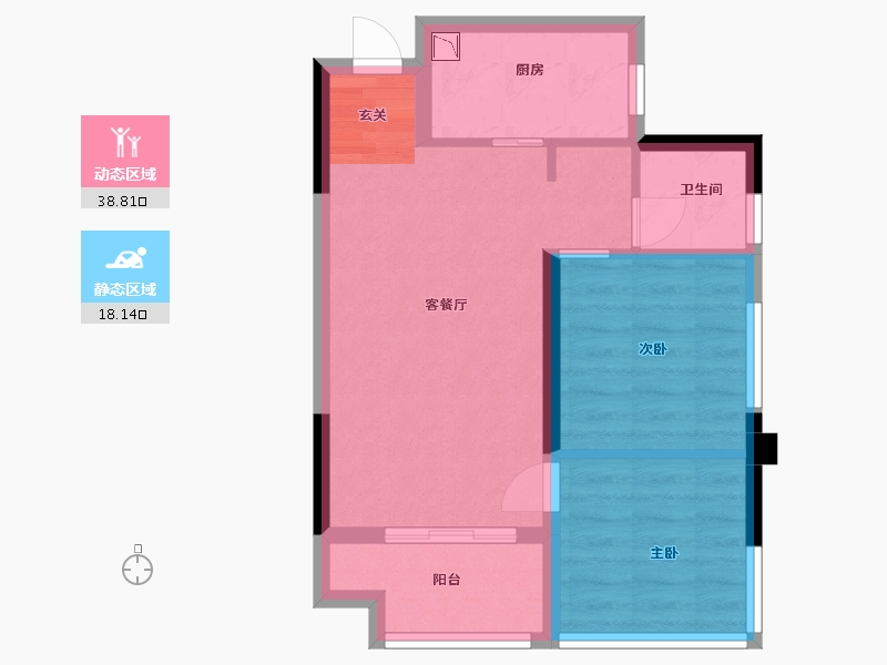 广西壮族自治区-北海市-北投观海湾-50.40-户型库-动静分区