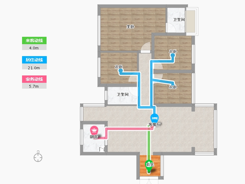 贵州省-黔东南苗族侗族自治州-常驰・山与城-95.00-户型库-动静线