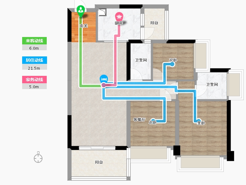 广东省-湛江市-万合隆广场-83.12-户型库-动静线