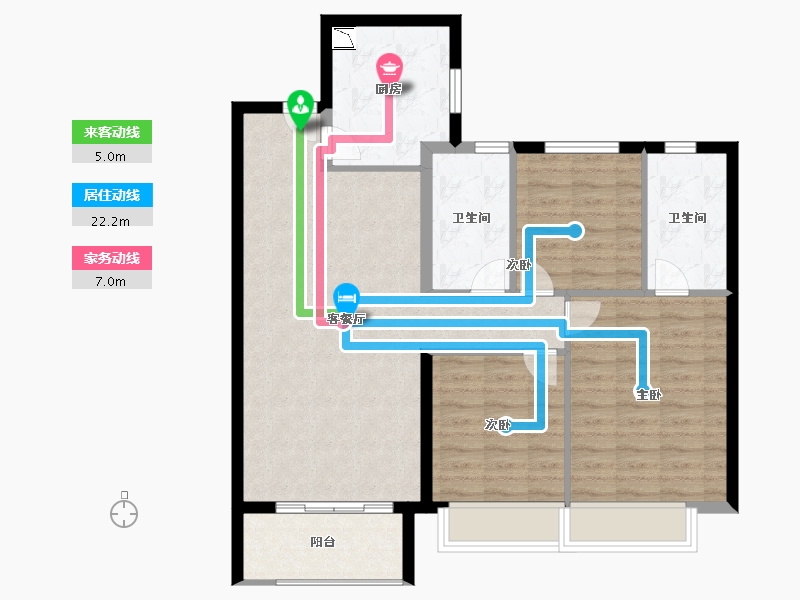 河北省-邯郸市-永年美的城-91.20-户型库-动静线