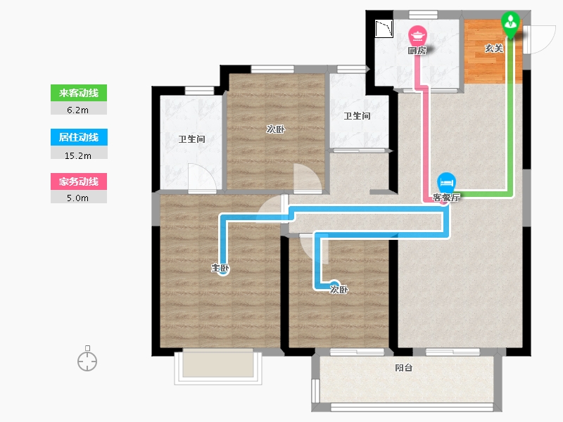 湖北省-武汉市-交投华园-93.11-户型库-动静线