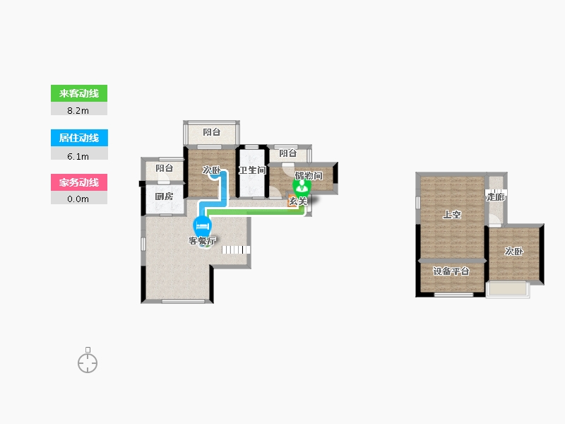 湖南省-衡阳市-弘阳昕悦府-108.85-户型库-动静线