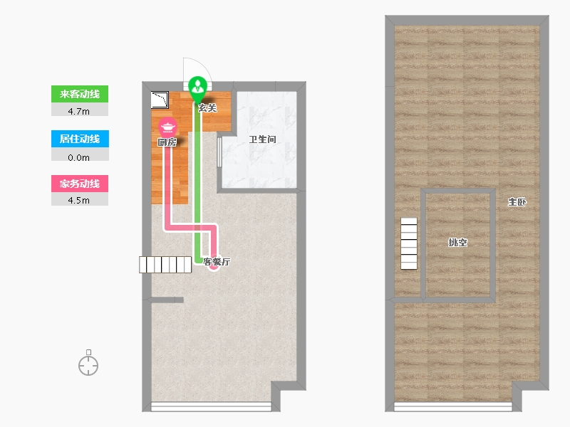 江西省-宜春市-东投・明月里-71.40-户型库-动静线