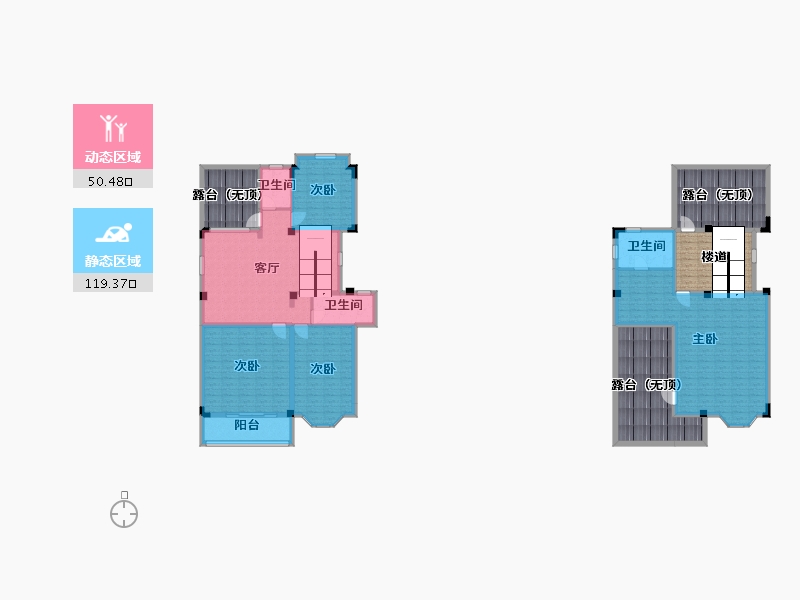 广西壮族自治区-南宁市-御珑府-216.09-户型库-动静分区