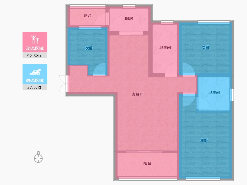 山东省-德州市-金球华地-79.49-户型库-动静分区