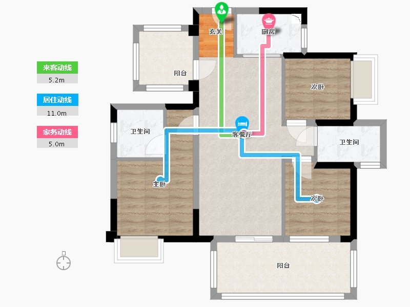 广西壮族自治区-南宁市-中建邕和府-81.65-户型库-动静线