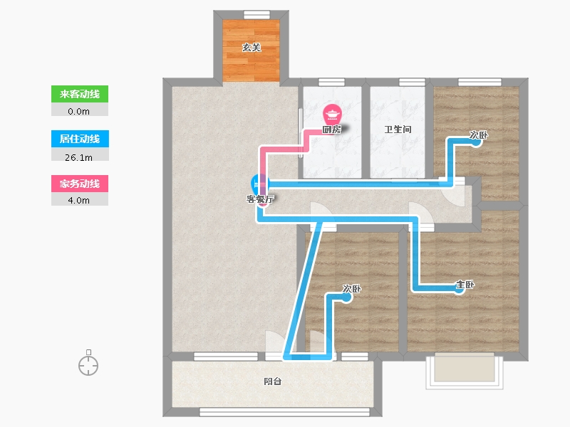 山东省-青岛市-海尔产城创衡山学府-84.00-户型库-动静线