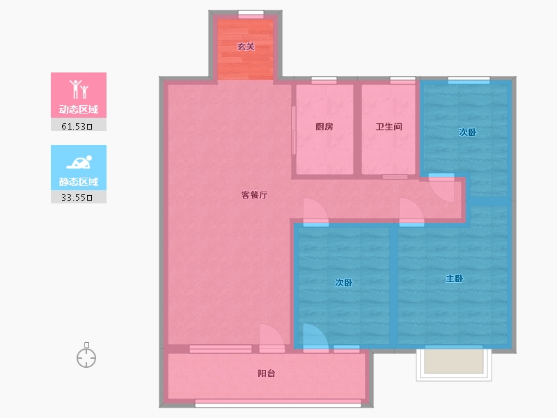 山东省-青岛市-海尔产城创衡山学府-84.00-户型库-动静分区