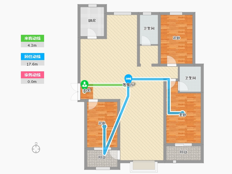 河北省-石家庄市-发源小区-131.27-户型库-动静线