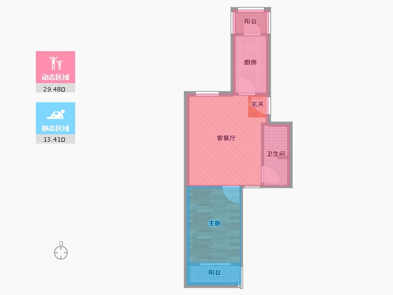 北京-北京市-老山西里-37.46-户型库-动静分区