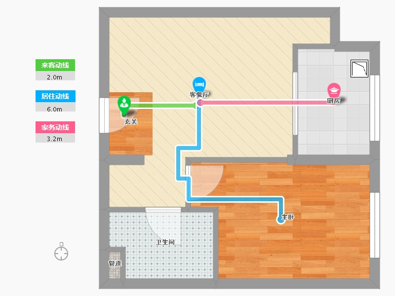 河北省-廊坊市-甜城三九街区-37.54-户型库-动静线