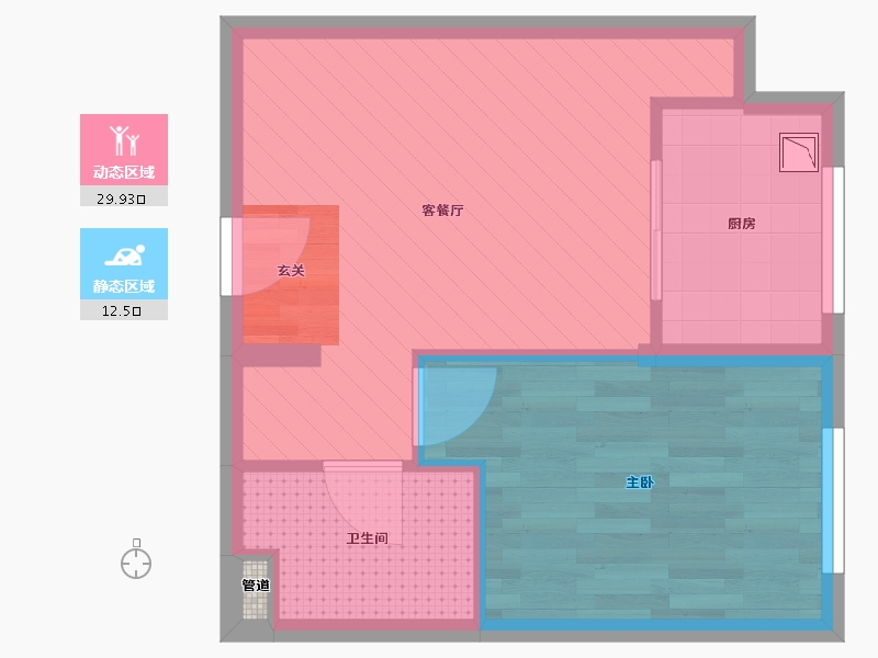 河北省-廊坊市-甜城三九街区-37.54-户型库-动静分区