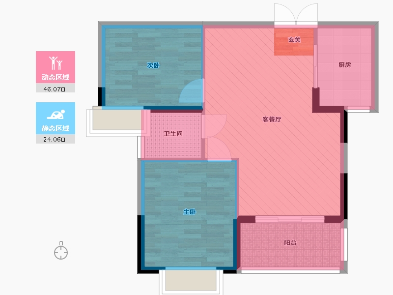 湖南省-岳阳市-天邦-62.18-户型库-动静分区