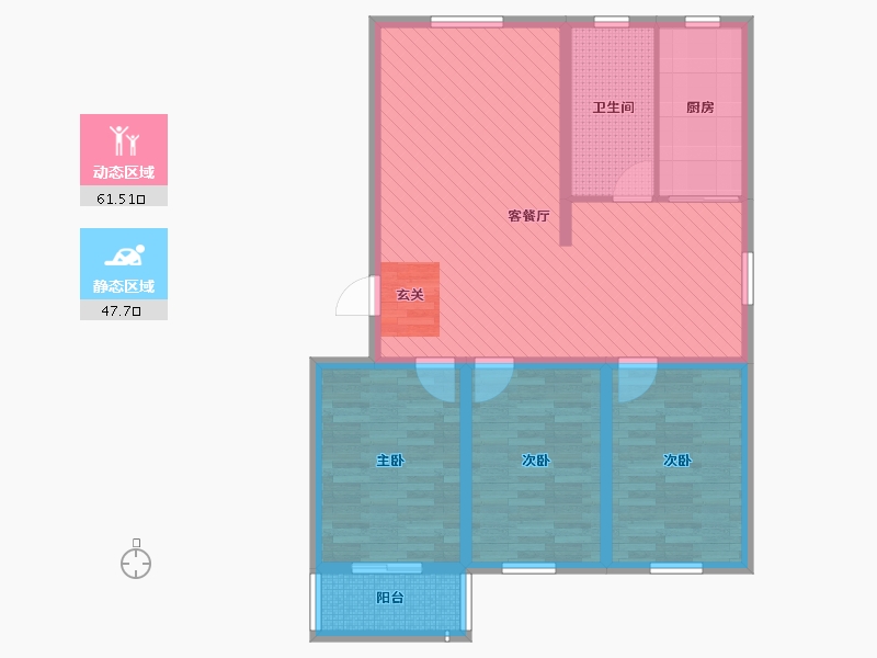 河北省-沧州市-金都方庄佳苑-97.01-户型库-动静分区