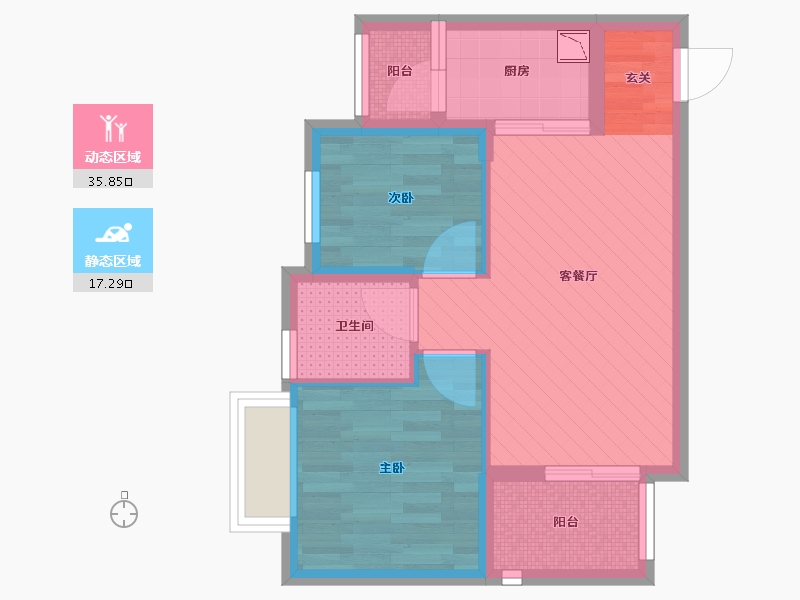 广东省-深圳市-融悦山居-45.34-户型库-动静分区