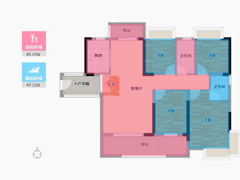 广东省-梅州市-大埔县-103.37-户型库-动静分区