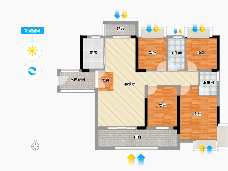 广东省-梅州市-大埔县-103.37-户型库-采光通风