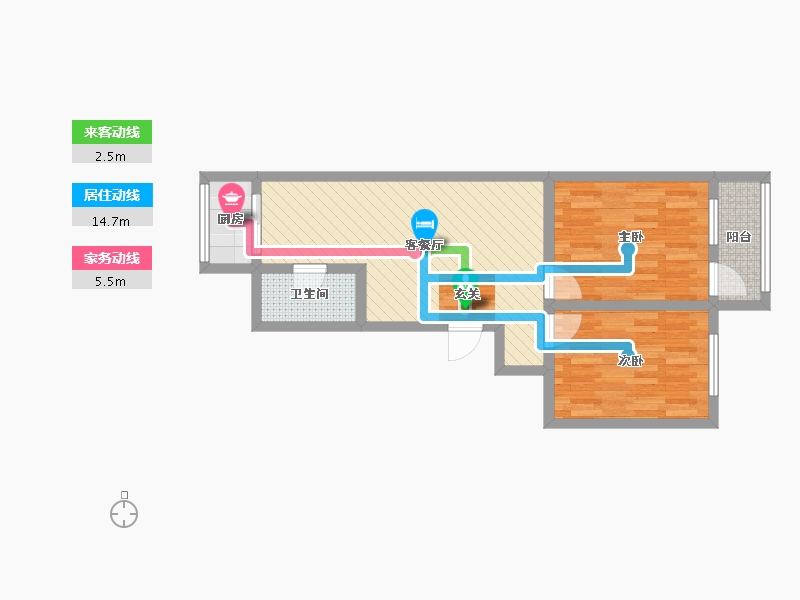 福建省-福州市-竹林境-55.76-户型库-动静线