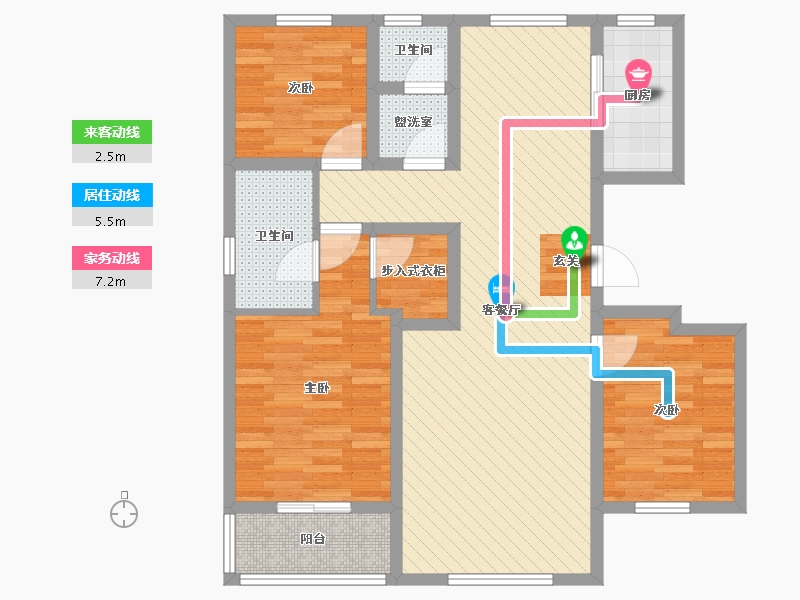 河北省-衡水市-御景江山-93.02-户型库-动静线