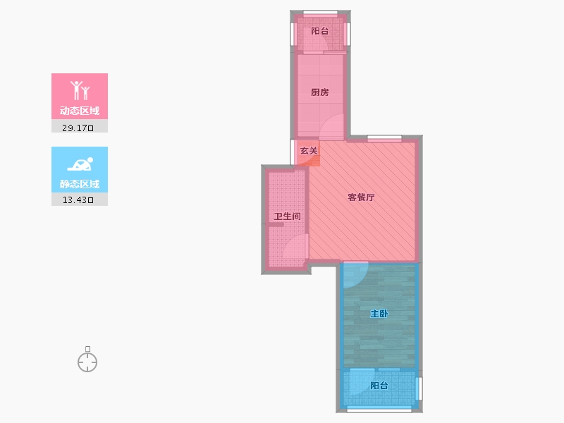 北京-北京市-老山西里-36.71-户型库-动静分区