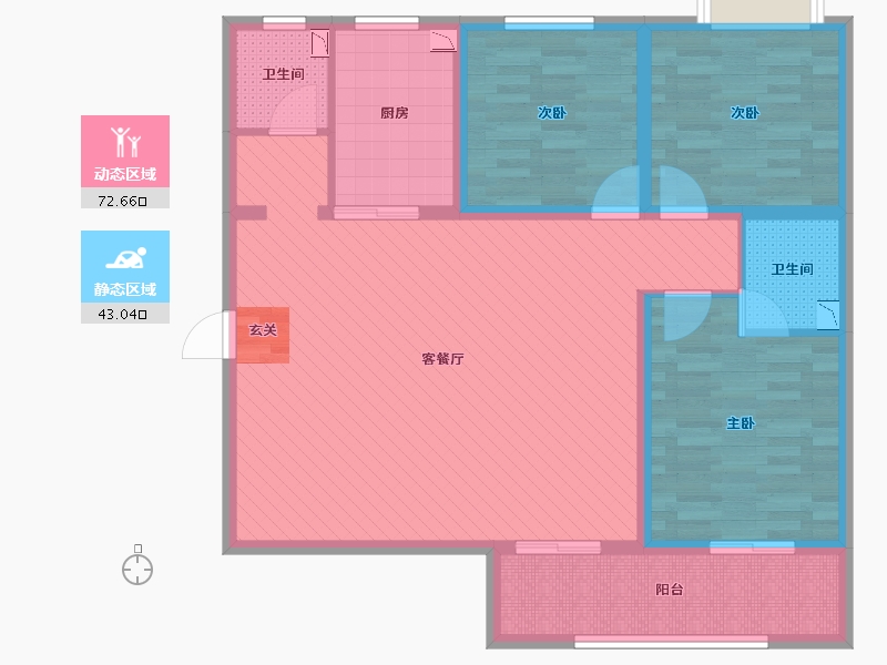 甘肃省-陇南市-科教-102.75-户型库-动静分区