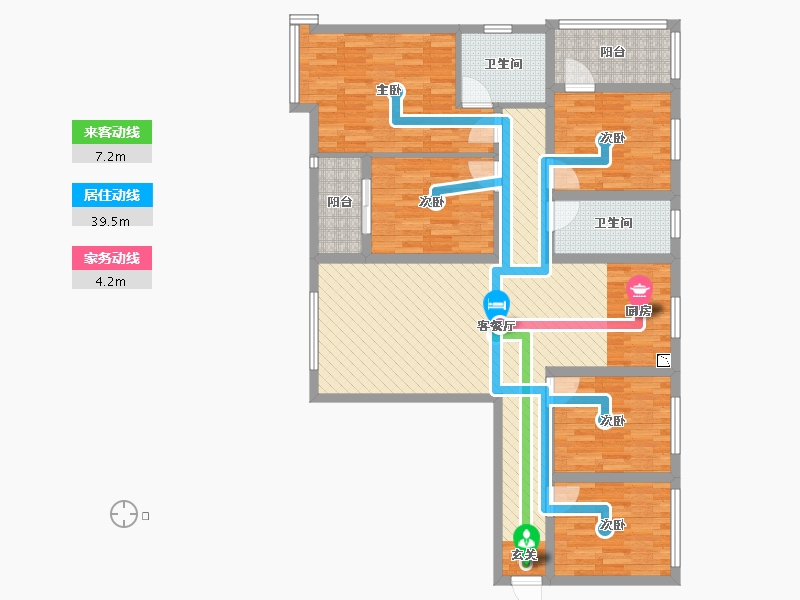 河南省-郑州市-东瑞枫景-116.49-户型库-动静线