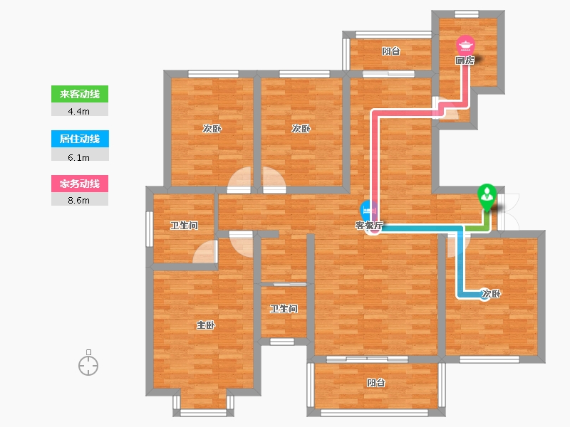 河南省-周口市-中瑞甲天下-116.25-户型库-动静线