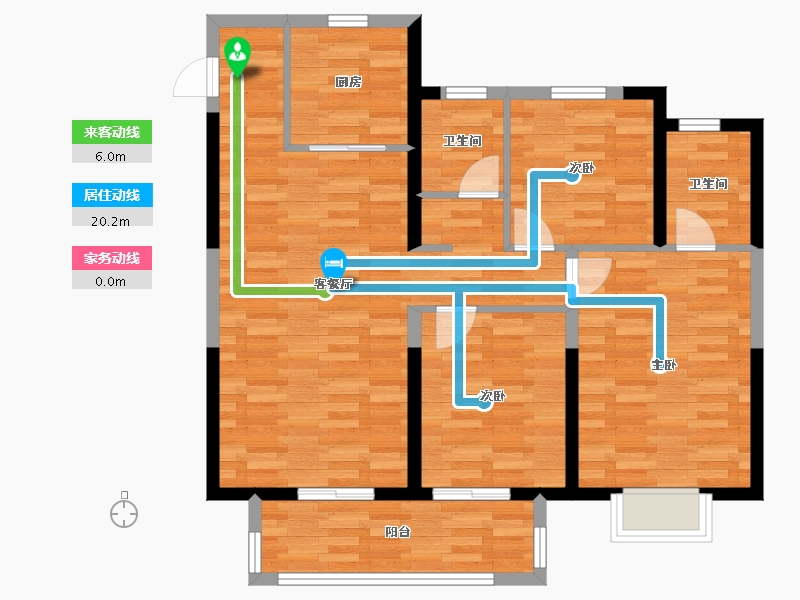 江苏省-盐城市-中南世纪城-89.99-户型库-动静线