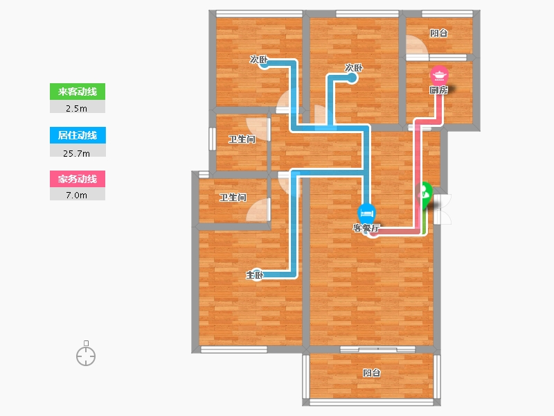 四川省-广安市-邻州府-94.27-户型库-动静线