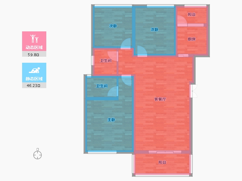 四川省-广安市-邻州府-94.27-户型库-动静分区