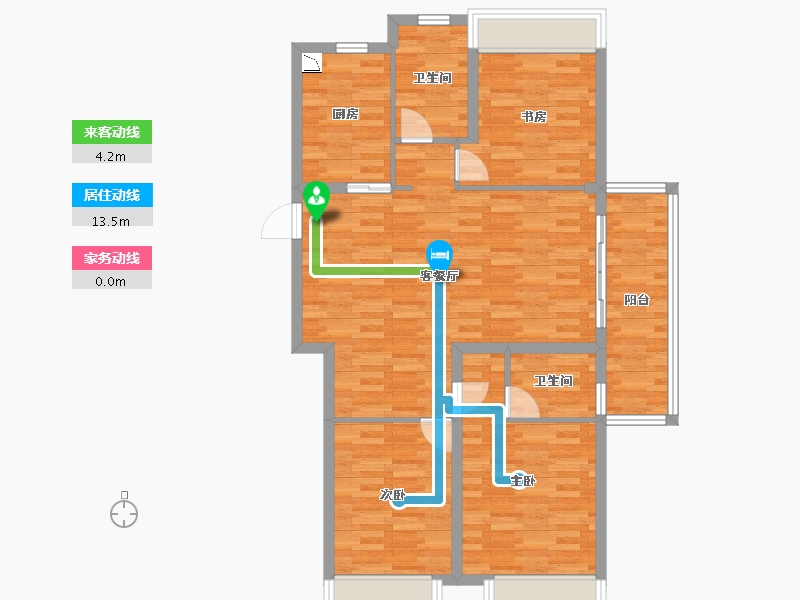 浙江省-金华市-南江府-97.51-户型库-动静线