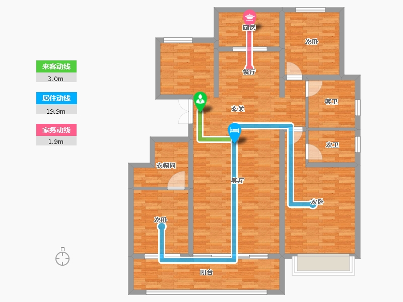 山东省-临沂市-汇金湾-120.65-户型库-动静线